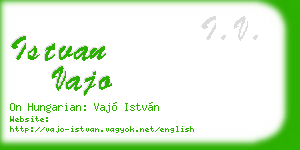 istvan vajo business card